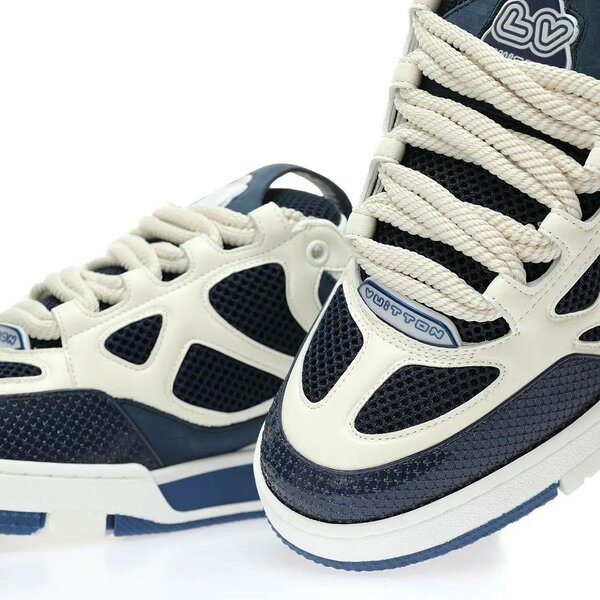 Sneakers bleu et blanc