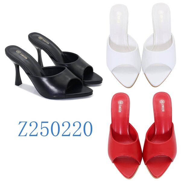 Mules à talons élégantes