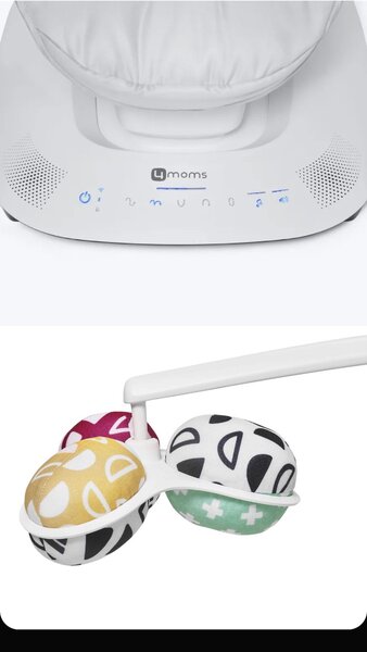 Кресло-качалка 4moms mamaRoo New черная