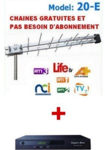 Kit TNT – Décodeur TNT HD MP3 + Antenne TNT