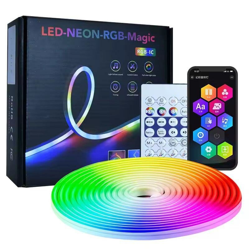 Bande LED Néon RGB-IC Intelligente