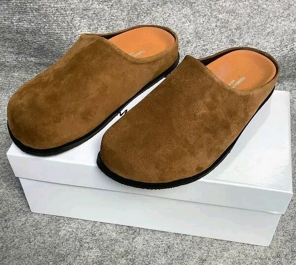 Mules en cuir pour homme