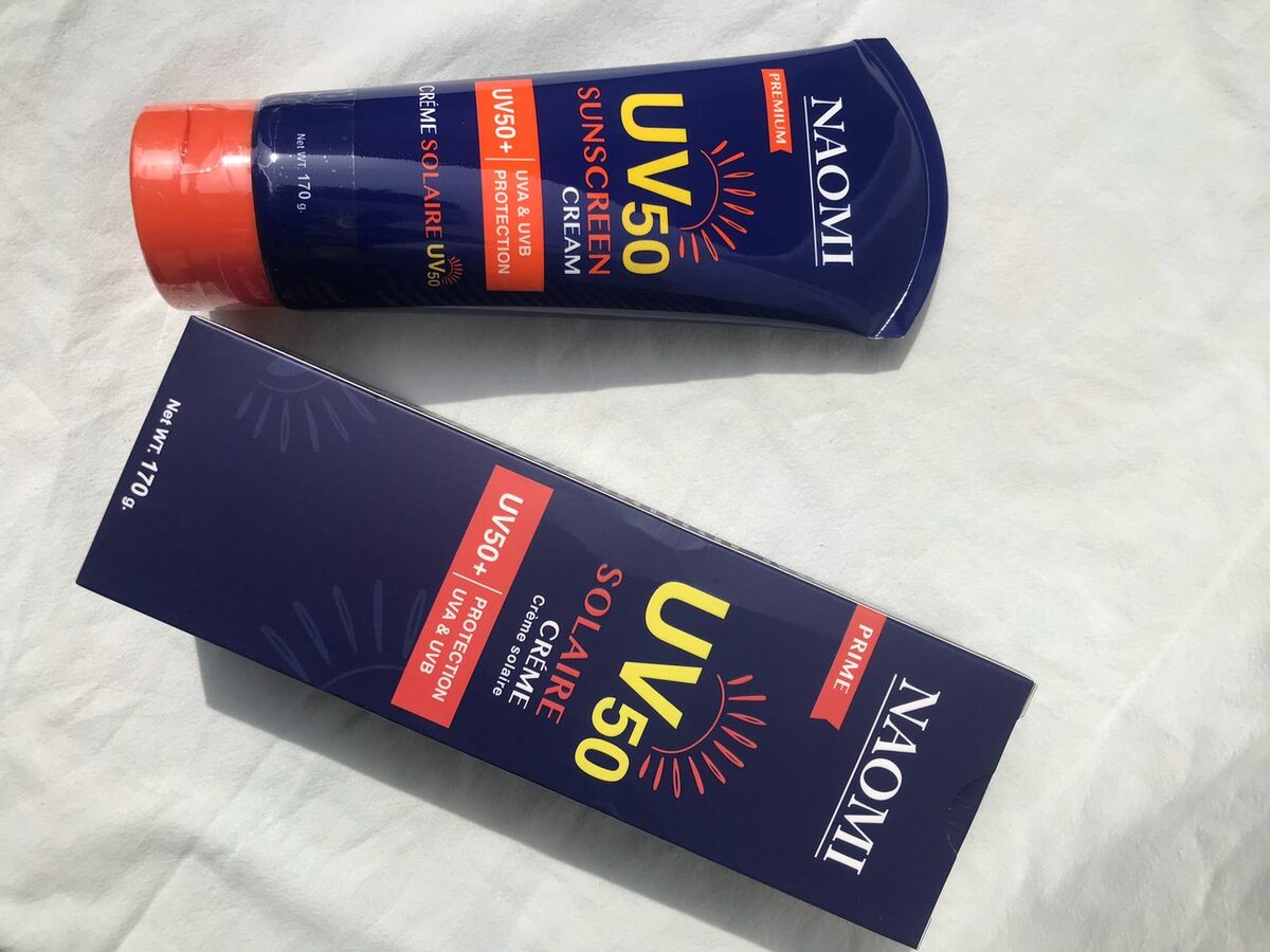 Creme solaire naomi uv50+