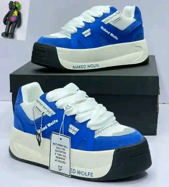 Naked Wolfe baskets bleus homme