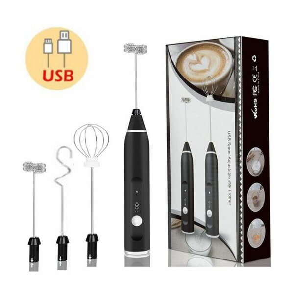 Mousseur à Lait Électrique USB