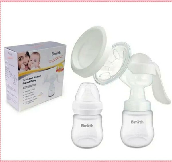 Manual pumps.  Extra feeding bottles. 