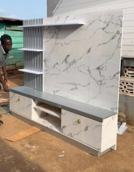 Meuble TV moderne en marbre