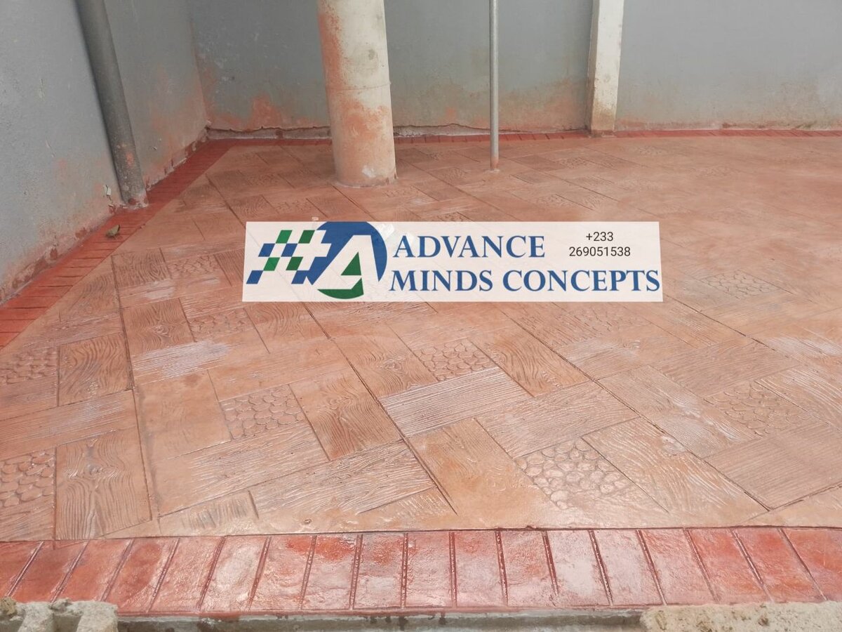 Decorative Stamp Concrete imprint ( square wood)