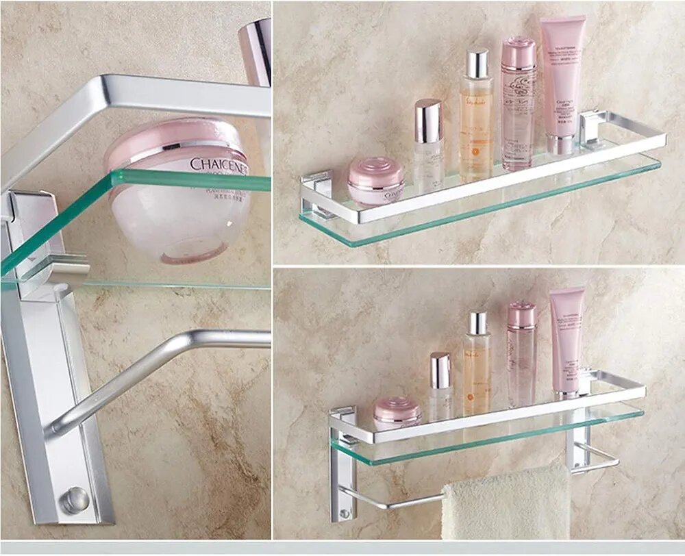 Étagère murale en verre moderne