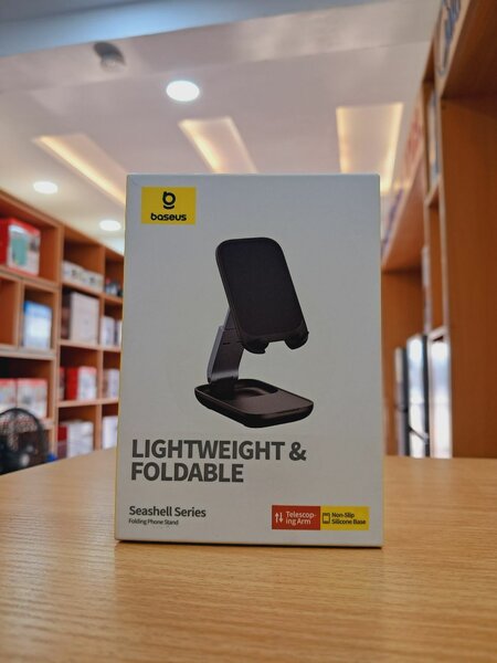 Baseus Seashell Series Folding Phone Stand black