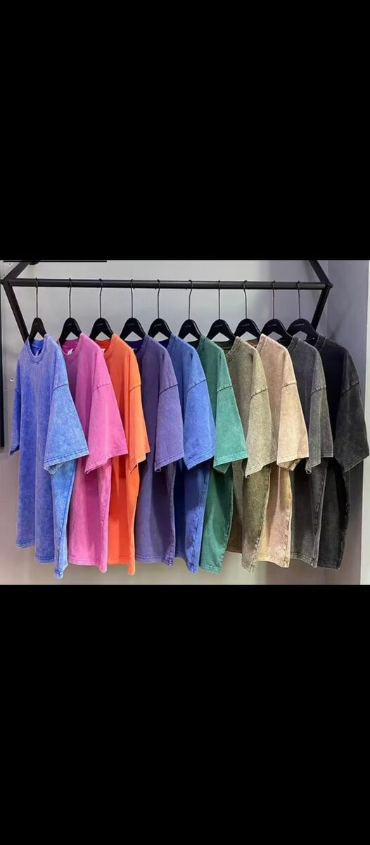 T-shirts en coton multicolores