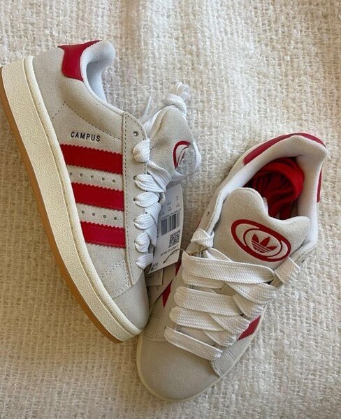 Baskets Adidas Campus Rouge