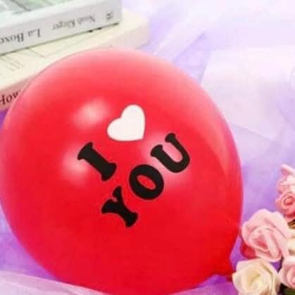 lot de 10 ballons I❤️you