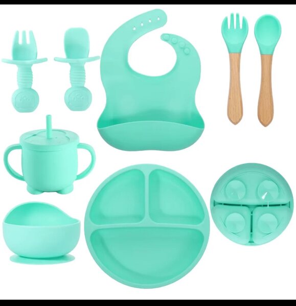 Assiette bébé en silicone