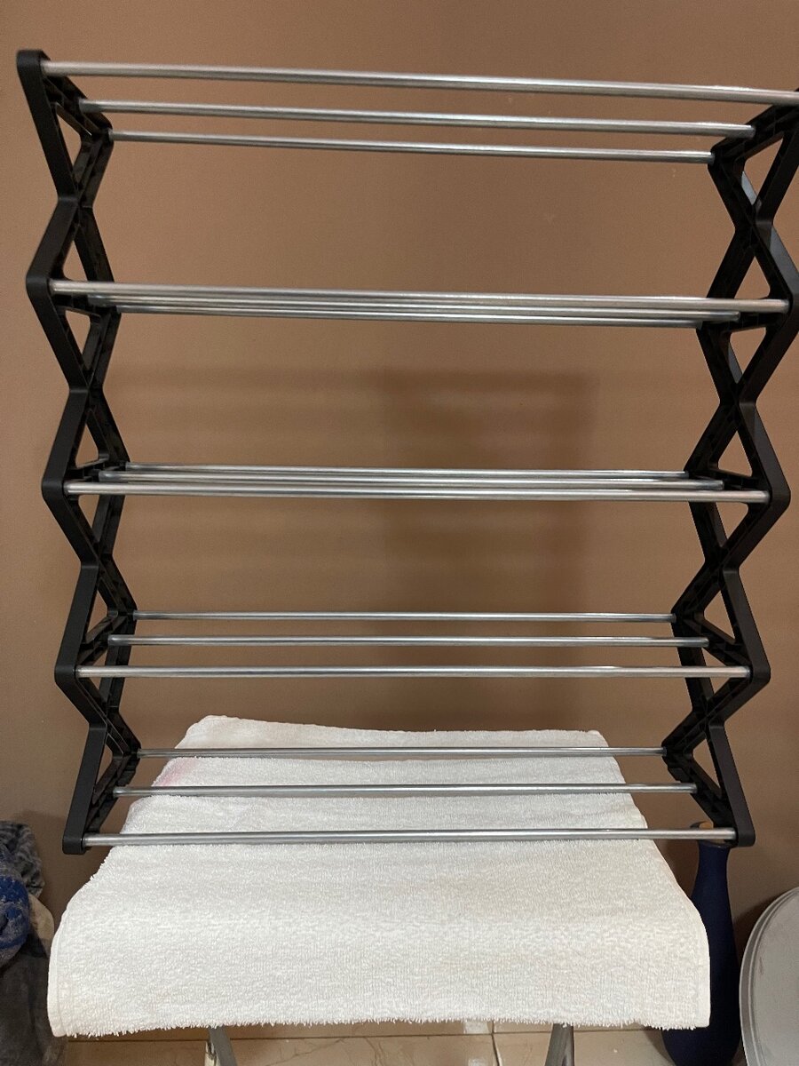 5 layered metallic shoe Rack