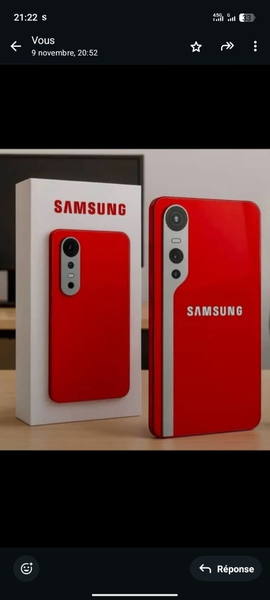 Samsung Coque Rouge pour Smartphone