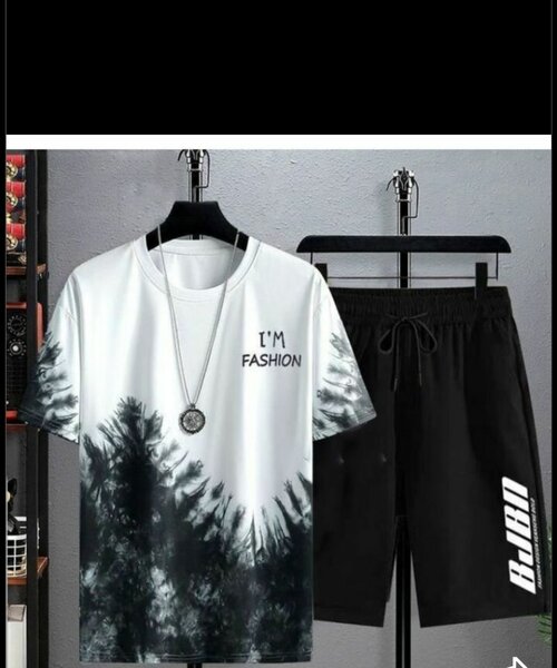 Ensemble T-shirt et Short Homme Style Urbain