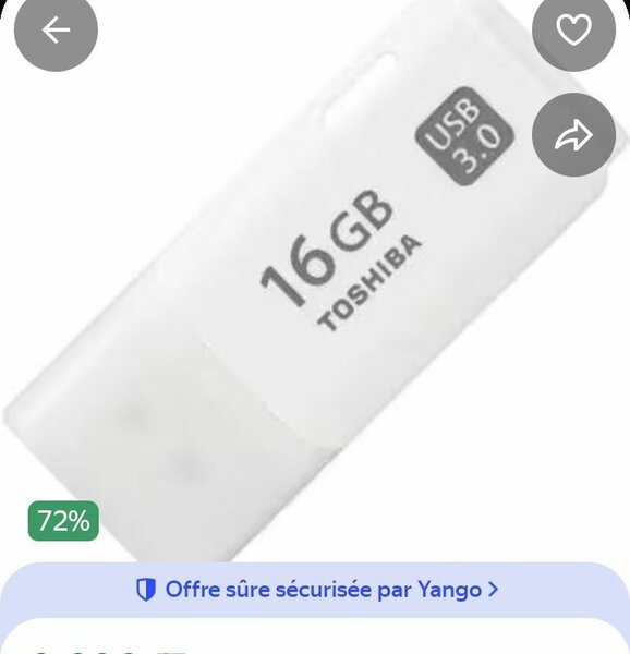 Clé USB Toshiba 16GB USB 3.0