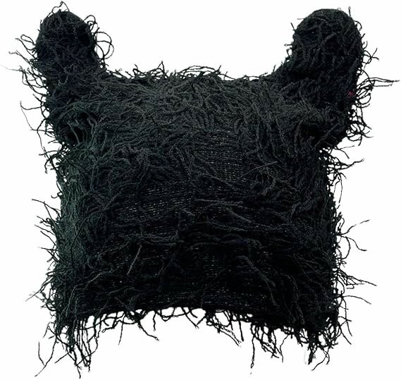 Crop top noir texturé