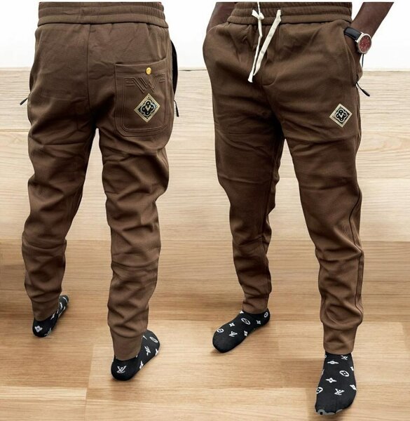 Pantalon Jogging Marron Homme