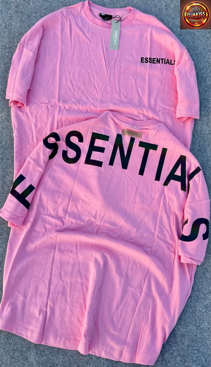 T-shirts graphiques roses unisexes