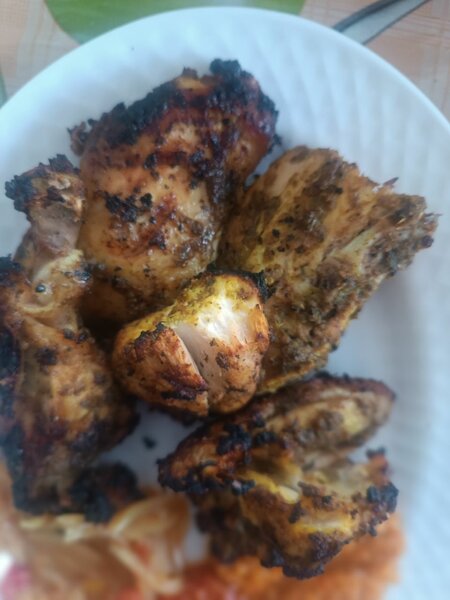 Poulet Grillé, braisé