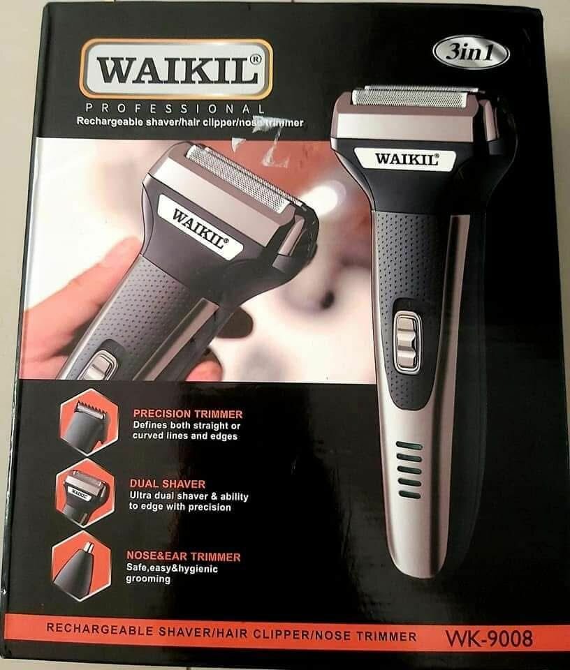 Waikil Tondeuse 3-en-1 Rechargeable