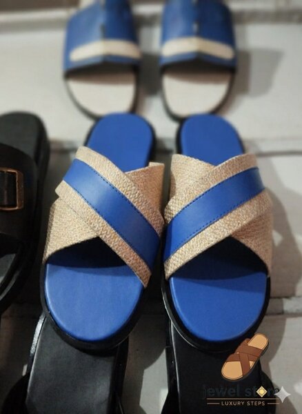 Sandales d'été en cuir tressé