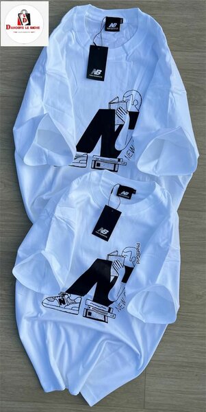 T-shirt blanc unisexe New Balance