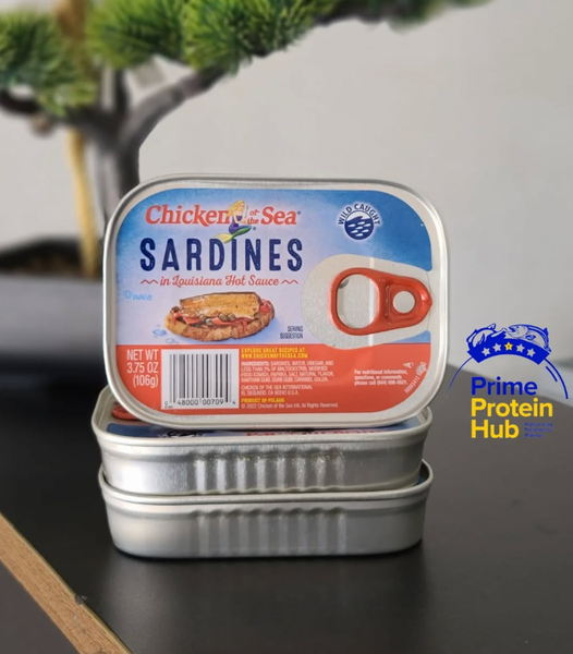 Chicken of the Sea Sardines in Louisiana Hot Sauce!