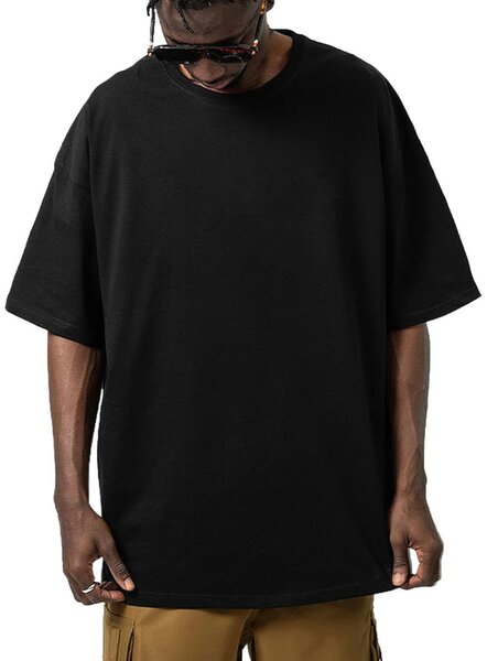 T-shirt noir oversize