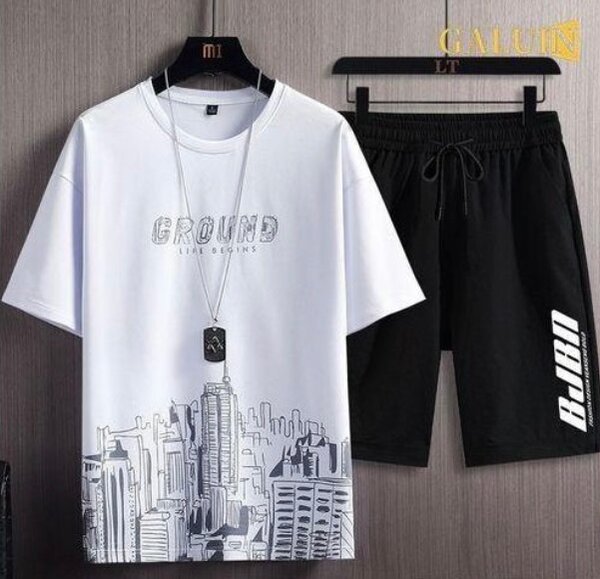 Ensemble T-shirt et Short Graphique