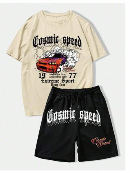 Ensemble T-shirt et Short Cosmic Speed pour Homme