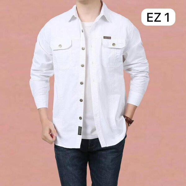 Chemise blanche en coton