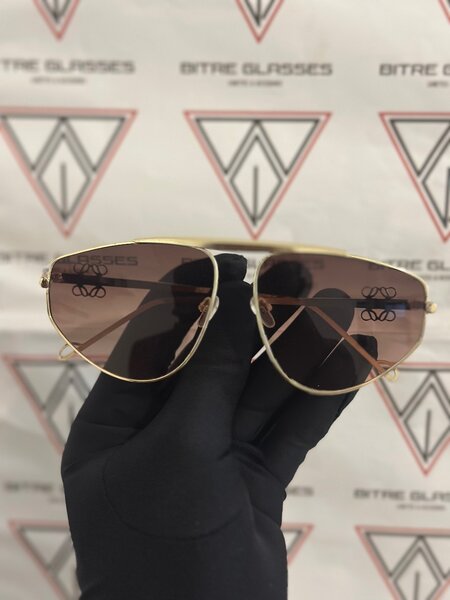 Lunettes de Soleil Glamour Dorées