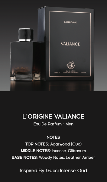 Parfum Homme L'Origine Valiance