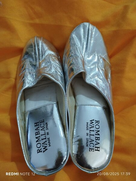 Chaussons argentés Rombah Wallace
