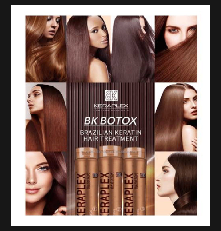 Keratin hair treatment