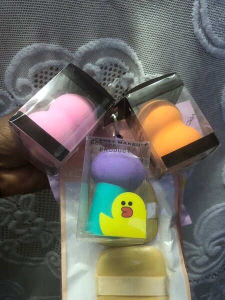 Éponges maquillage douces