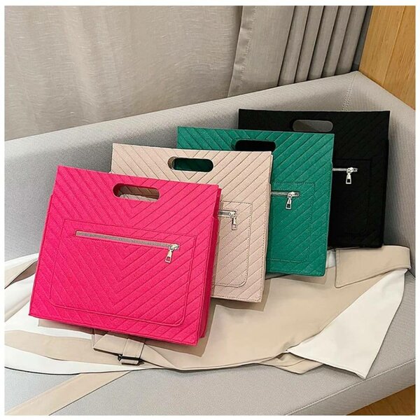 Sacoche élégante matelassée