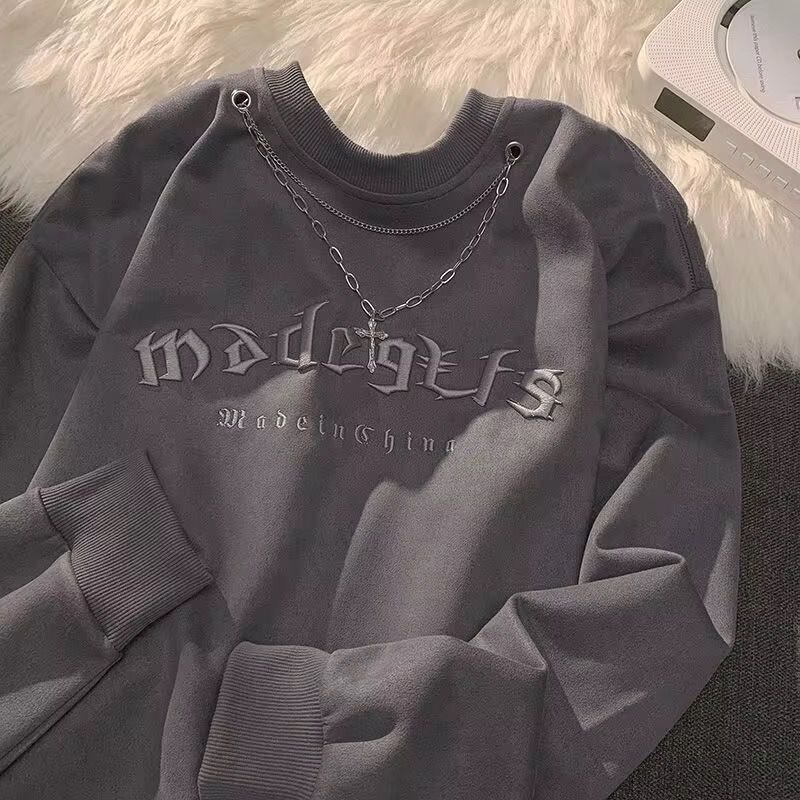 Sweat-shirt unisexe à chaîne tendance