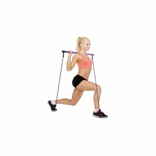 Bâton Gymnastique Avec élastiques Idéal Pour Fitness Et Pilates