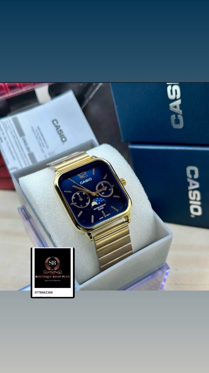 Montre Casio édifice authentique en acier