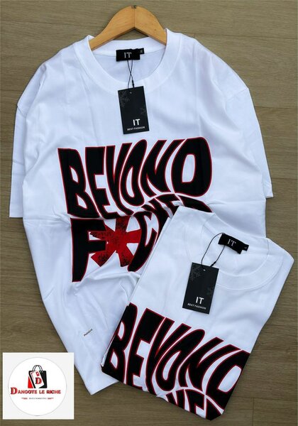 T-shirt blanc graphique