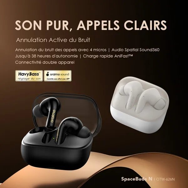 Écouteurs Oraimo SpaceBuds N