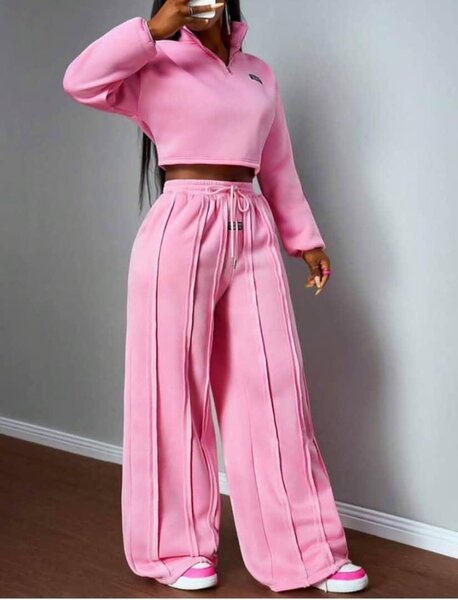 Ensemble survêtement rose femme