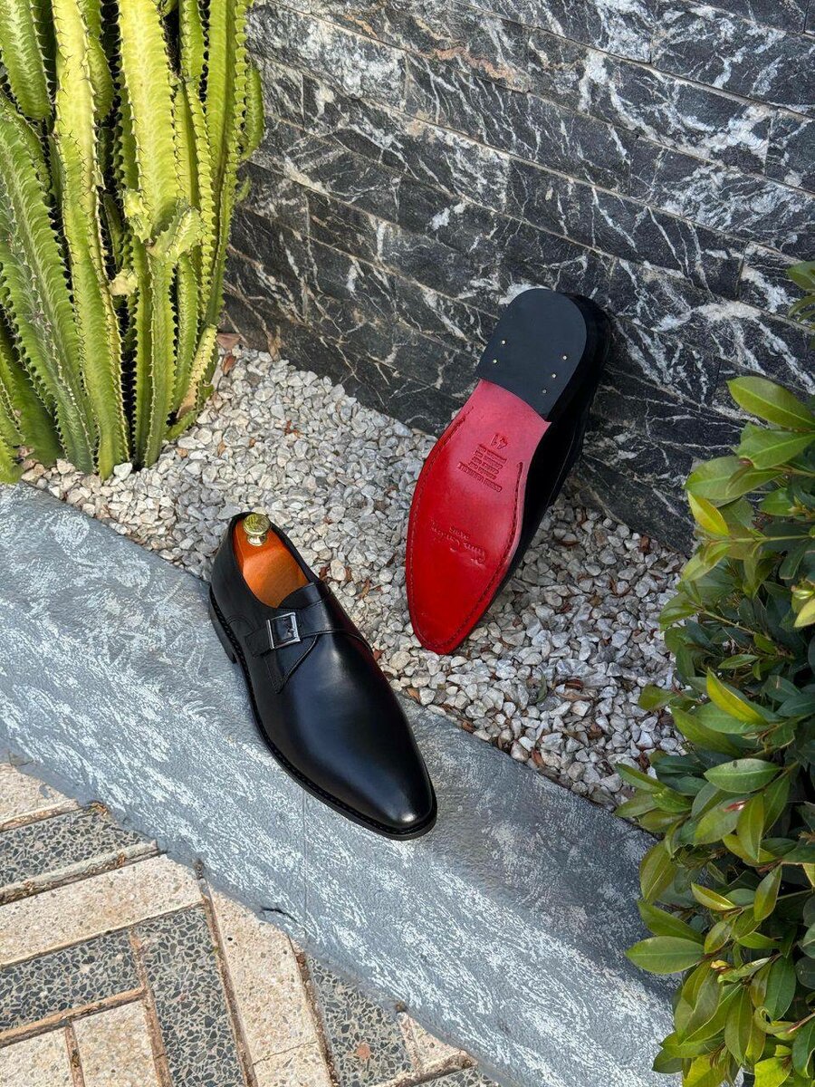 Chaussures Richelieu en cuir noir