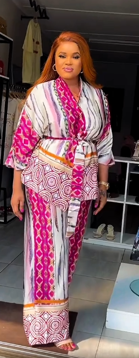 Women's Printed Shirt and Pants Set