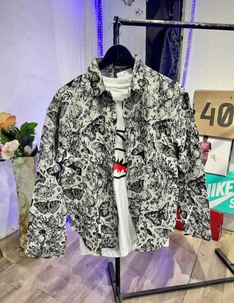 Chemise à motifs élégante