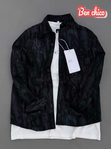 Chemise noire Ben chico pour homme